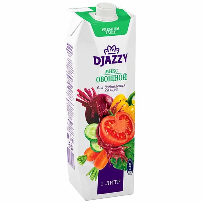 Сок Djazzy мультиовощной  1л т/п