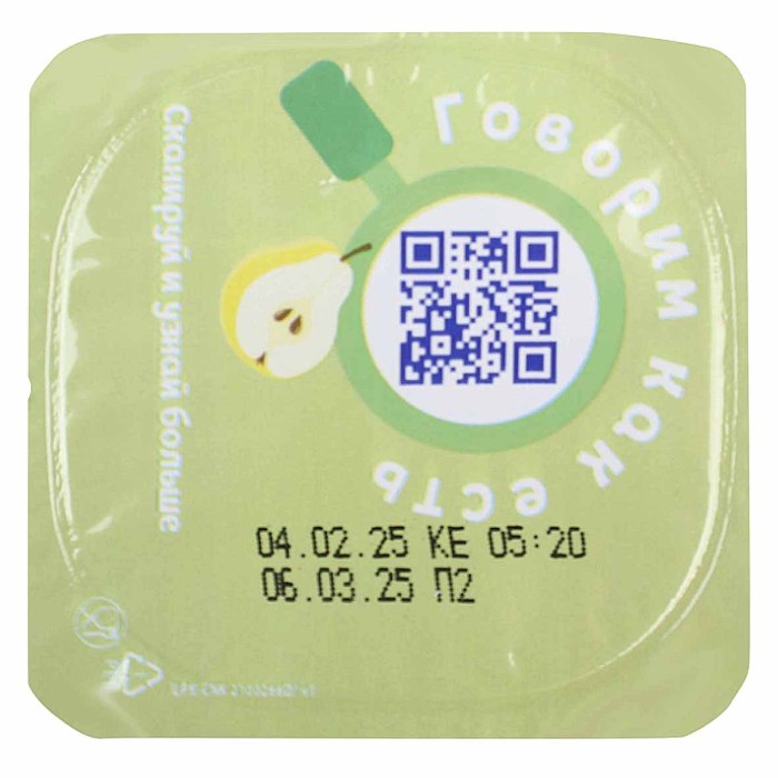 Биотворог Тема Груша 4% 95гр пэт