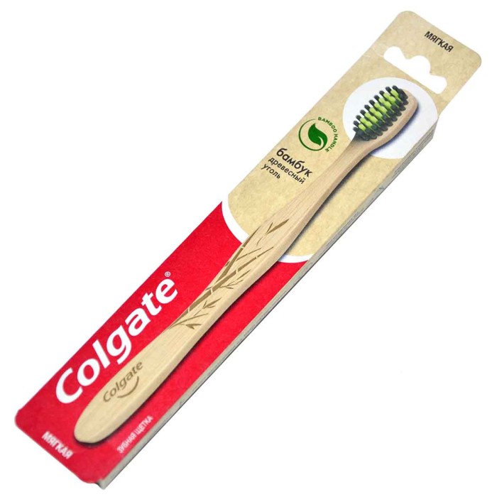 Щетка зубная Colgate Бамбук древесный уголь