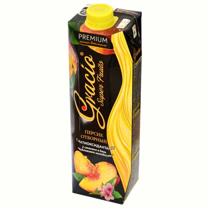 Сок Gracio персик 0,95л т/п
