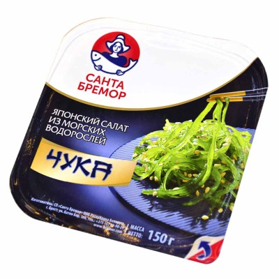 Салат Санта Бремор Чука из морских водорослей 150гр пэт