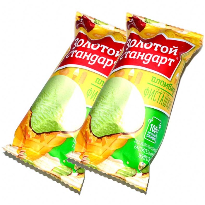 Мороженое Золотой стандарт Фисташка 86гр м/у