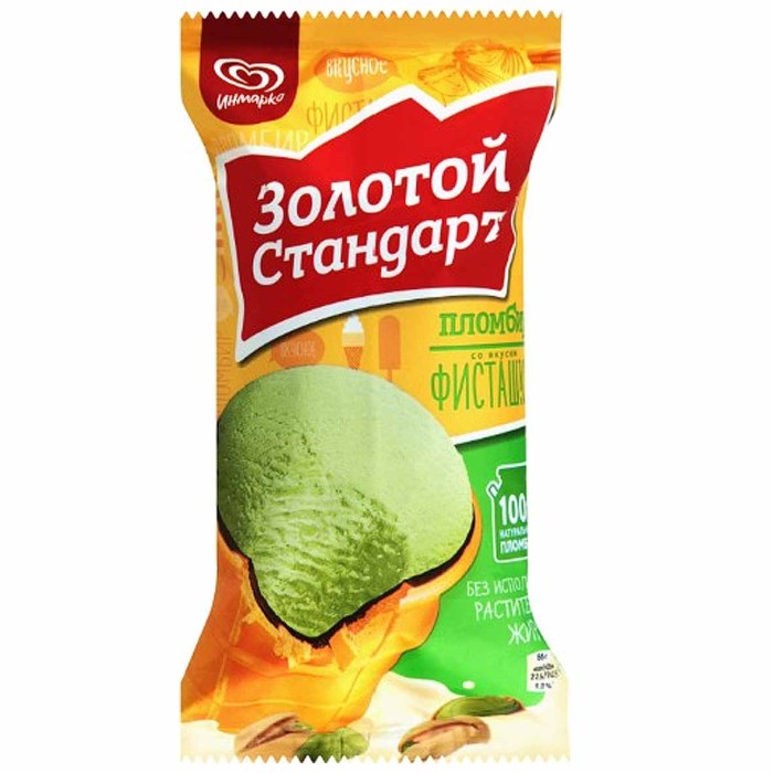 Мороженое Золотой стандарт Фисташка 86гр м/у