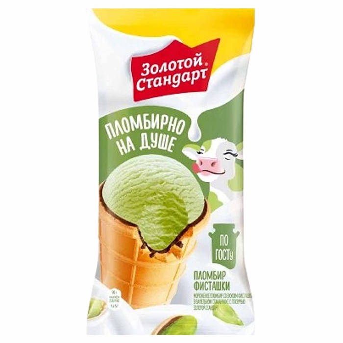 Мороженое Золотой стандарт Фисташка 86гр м/у