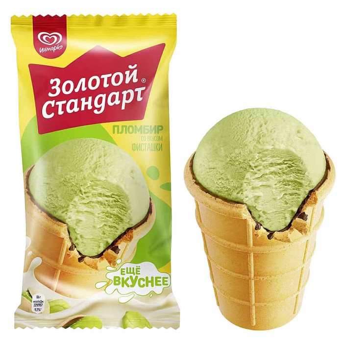 Мороженое Золотой стандарт Фисташка 86гр м/у