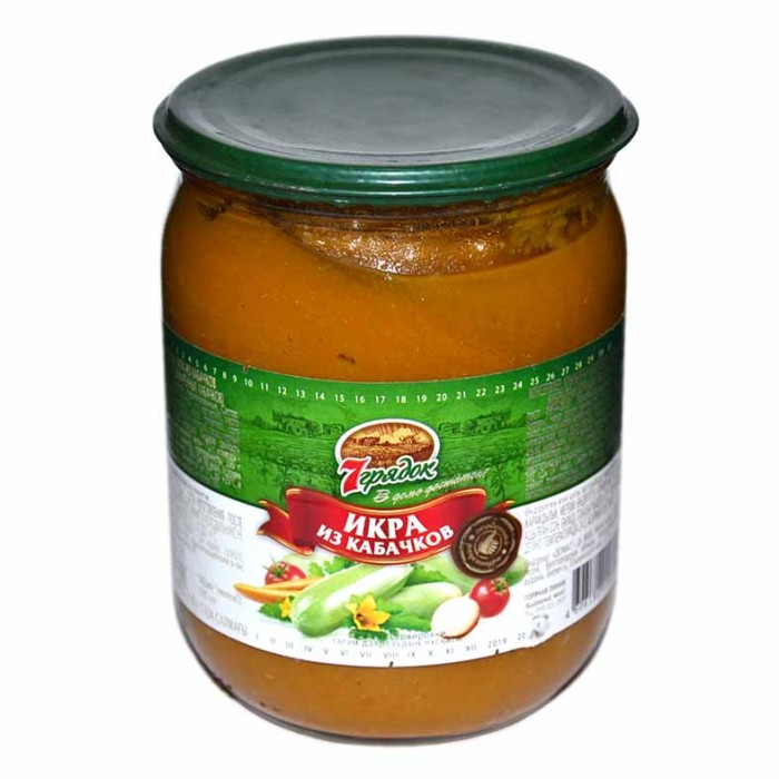 Икра кабачковая 7 грядок ГОСТ 450гр ст/б