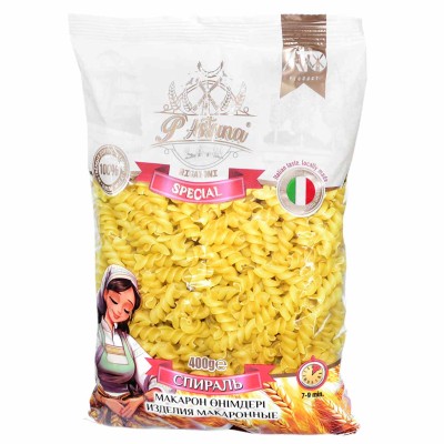 Макароны Pastana Спираль 400гр м/у