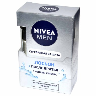 Лосьон после бритья Nivea Men Серебряная защита 100мл к/у