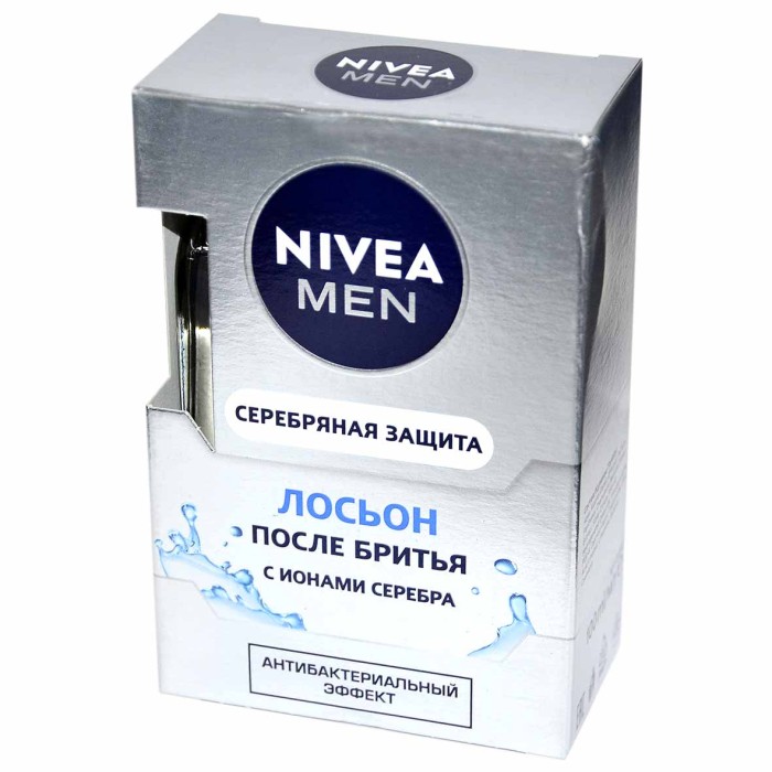 Лосьон после бритья Nivea Men Серебряная защита 100мл к/у