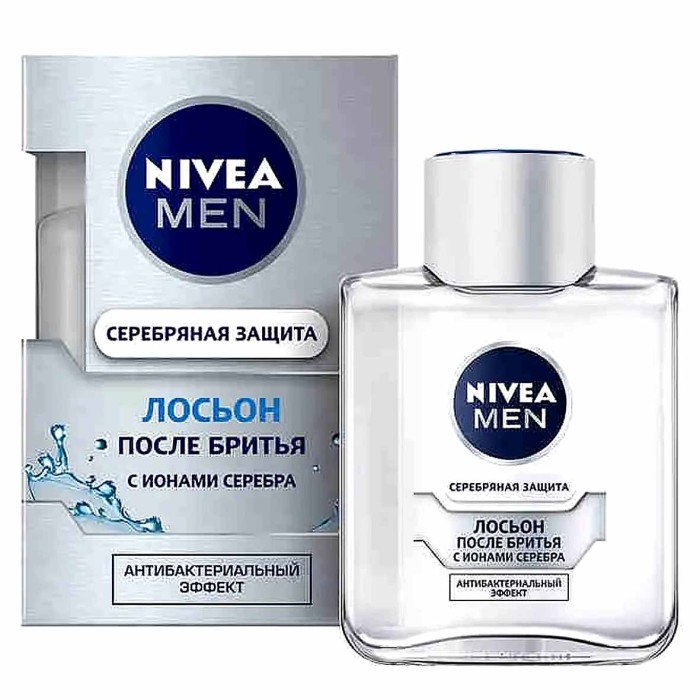 Лосьон после бритья Nivea Men Серебряная защита 100мл к/у