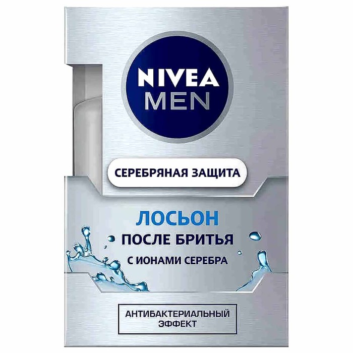 Лосьон после бритья Nivea Men Серебряная защита 100мл к/у