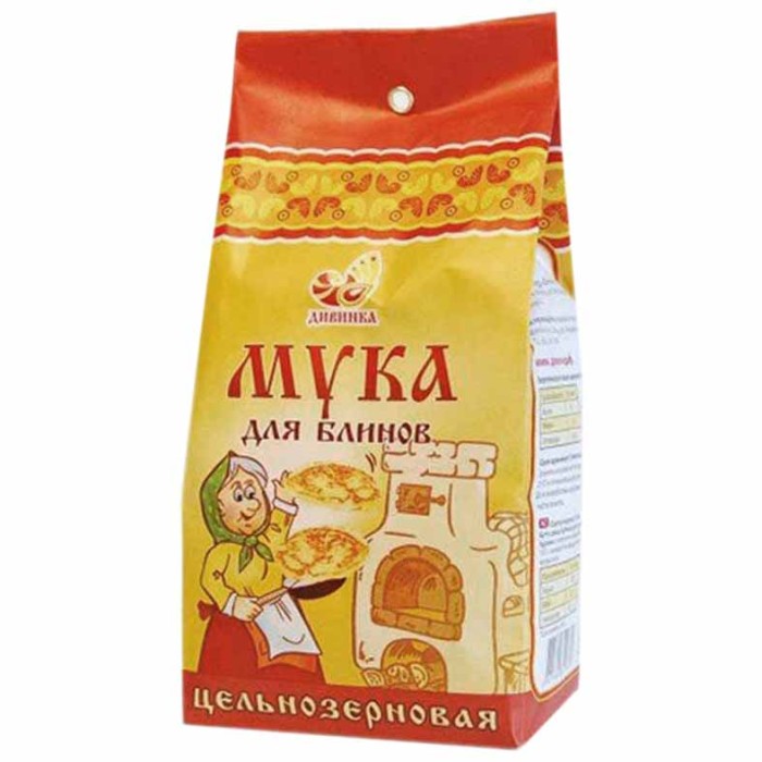 Мука Дивинка для блинов цельнозерновая 700гр м/у