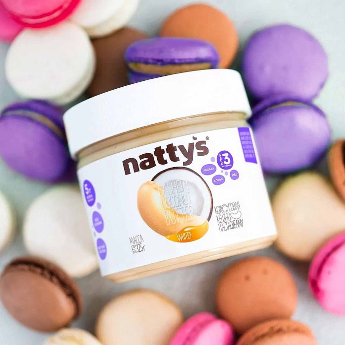 Паста кешью-кокосовая Nattis с медом 325гр пэт