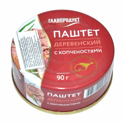 Паштет Главпродукт домашний традиционный 90гр ж/б