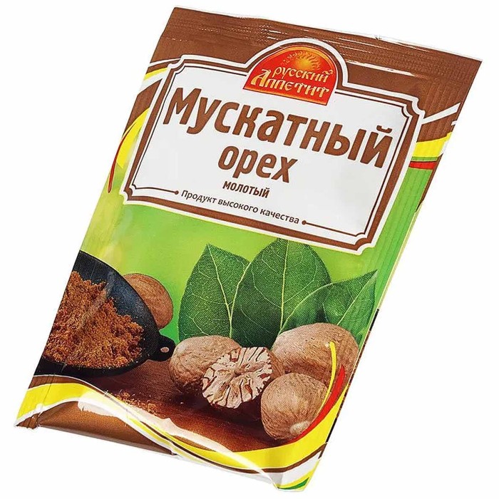 Орех мускатный Русский Аппетит молотый 10гр м/у
