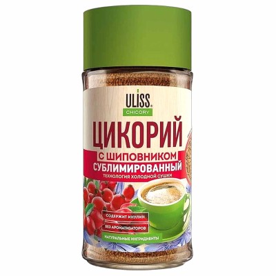 Цикорий ULISS Chicory с экстрактом шиповника 85гр ст/б