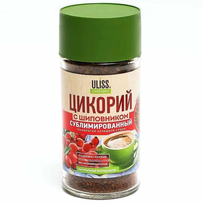 Цикорий ULISS Chicory с экстрактом шиповника 85гр ст/б