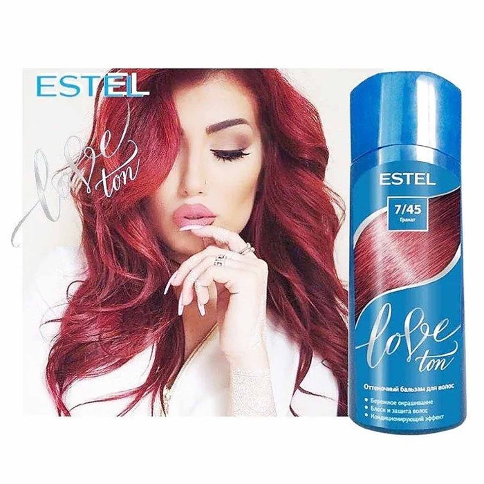 Бальзам оттеночный для волос Estel Love ton Гранат 7/45 150мл пэт