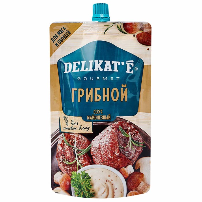Соус Delikate Грибной 210гр д/п