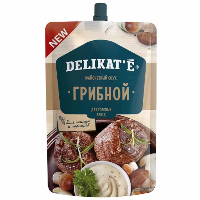 Соус Delikate Грибной 210гр д/п