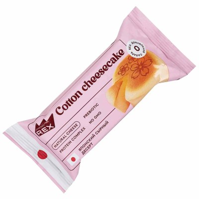 Пирожное протеиновое ProteinRex Хлопковый чизкейк 40гр м/у