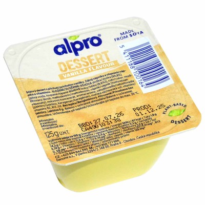 Пудинг соевый Alpro со вкусом ванили 125гр пэт