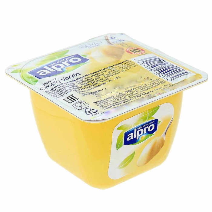 Пудинг соевый Alpro со вкусом ванили 125гр пэт