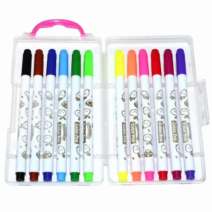 Фломастеры цветные Mini 12шт пэт