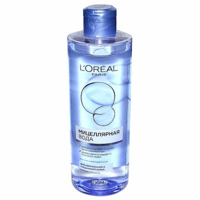 Вода мицеллярная Loreal для норм и смеш кожи 400мл пэт