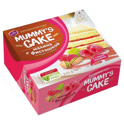 Торт Mummy&#039;s cake малина фисташка 310гр
