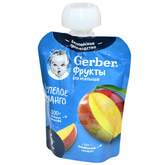 Пюре Gerber манго 90гр пауч