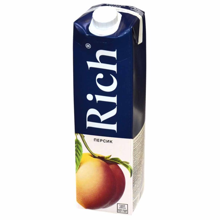 Нектар Rich персиковый 1л т/п