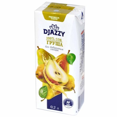 Сок Djazzy груша 0.2л т/п