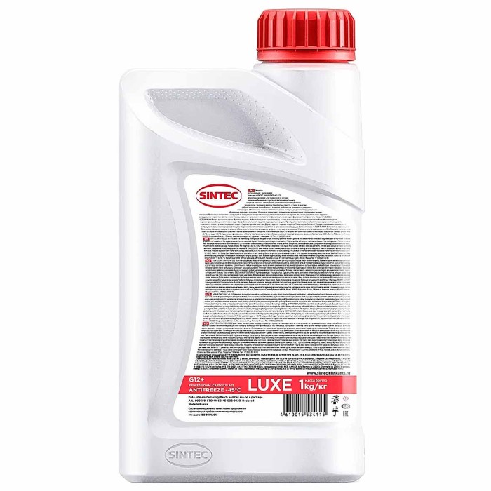 Антифриз Sintec Lux красный 1л пэт