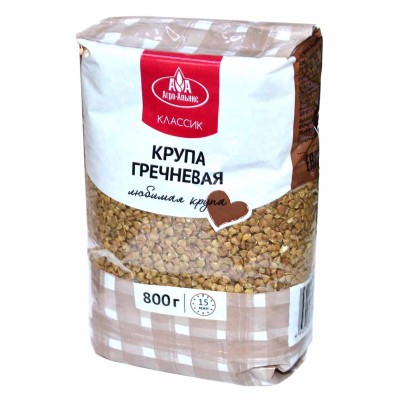 Крупа гречневая Агро-Альянс 800гр м/у