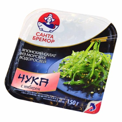 Салат Санта Бремор Чука из морских водорослей с имбирем 150гр пэт