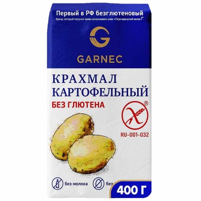 Крахмал Гарнец картофельный 400гр м/у