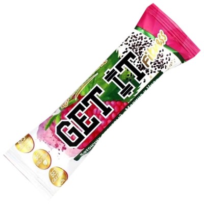 Батончик злаковый Get Itt малина и чиа 30гр м/у
