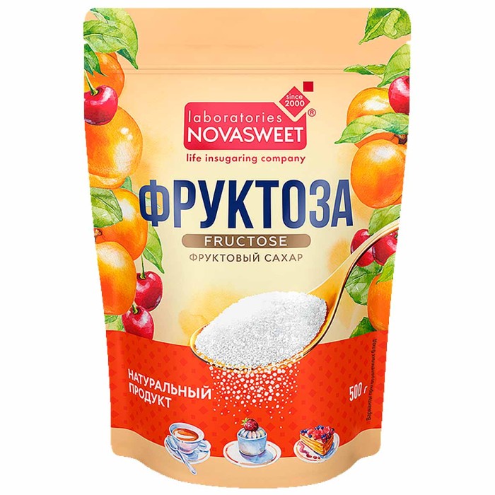 Фруктоза Novasweet 500гр м/у