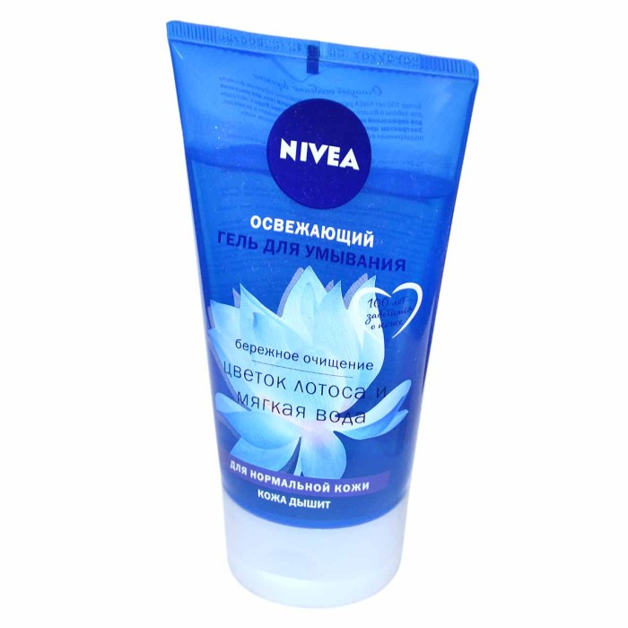 Гель для умывания Nivea для норм и комбй кожи 150мл пэт