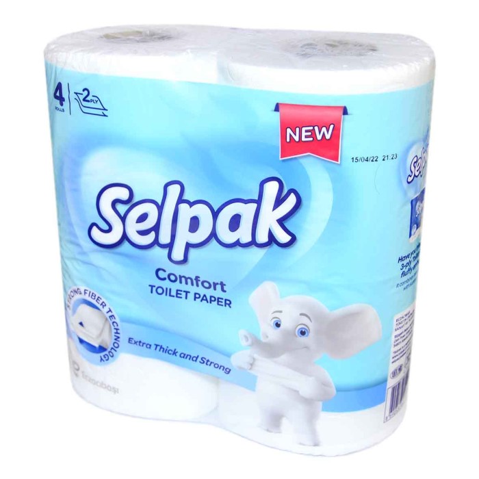 Бумага туалетная Selpak Comfort 2сл 4рул м/у