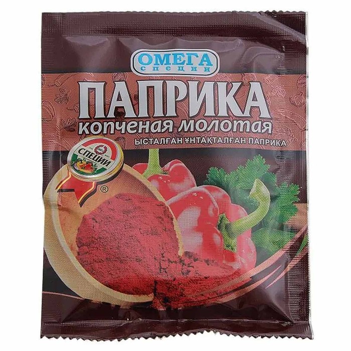 Паприка Омега копченая молотая 30гр м/у