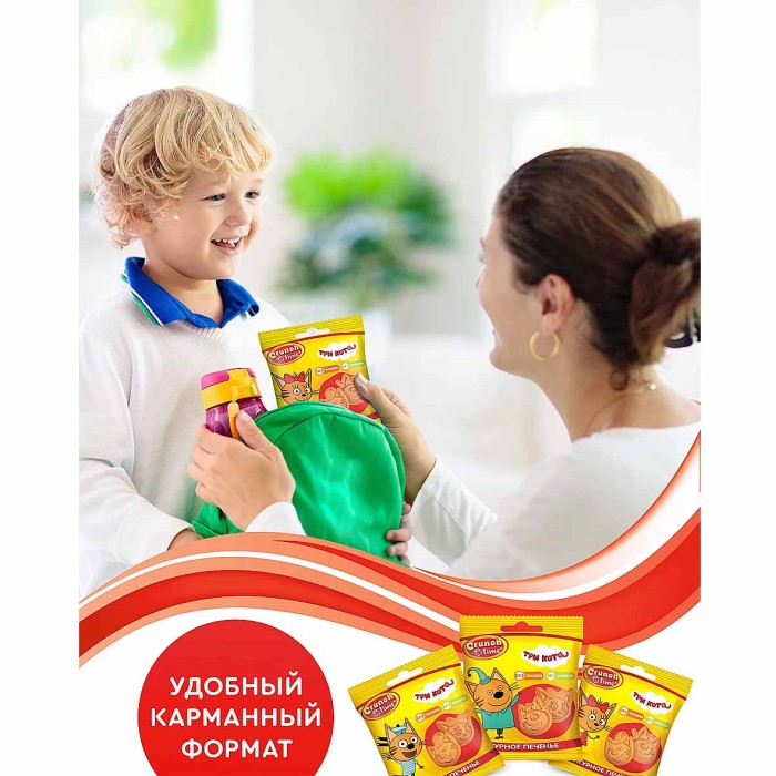 Печенье Три кота фигурное 20гр м/у