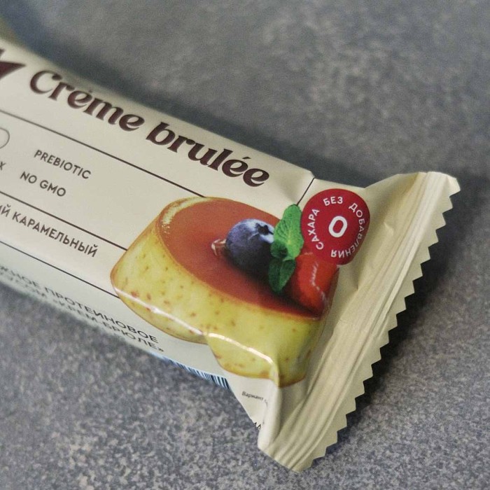 Пирожное протеиновое ProteinRex Крем-брюле 40гр м/у