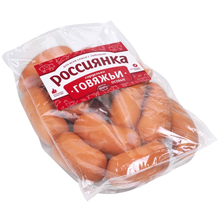 Сардельки Россиянка Говяжьи