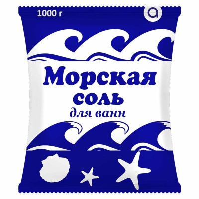 Соль для ванн Аромика Морская 1кг м/у