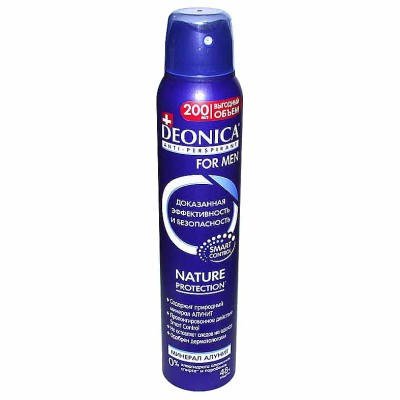 Дезодорант Deonica Men Nature Protection 200мл ж/б