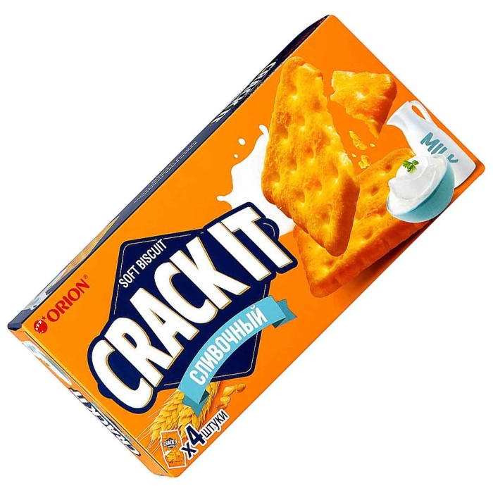 Крекер Crack-It сливочный 4*20гр к/у