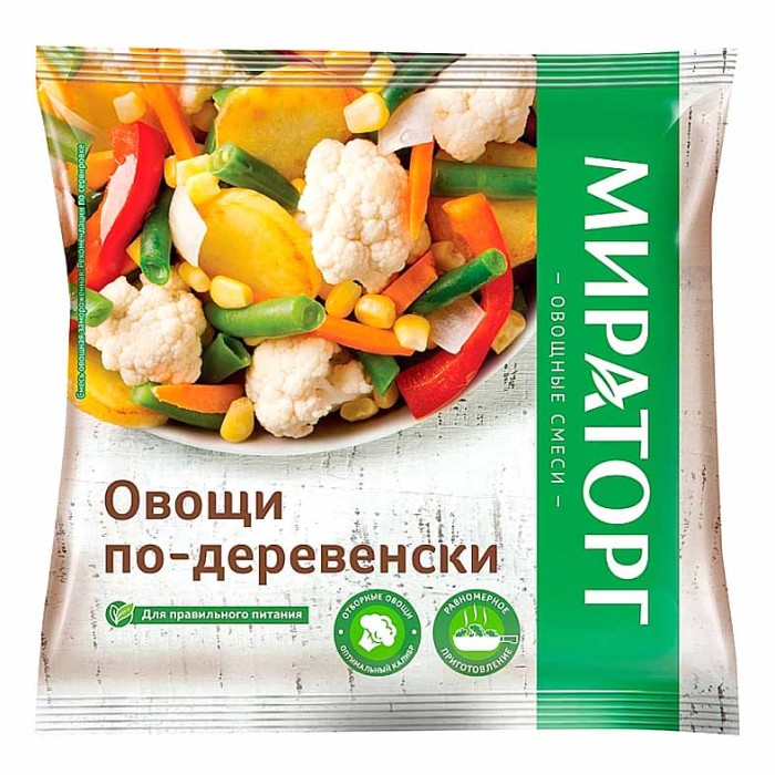 Смесь овощная Vитамин овощи по-деревенски 400гр м/у