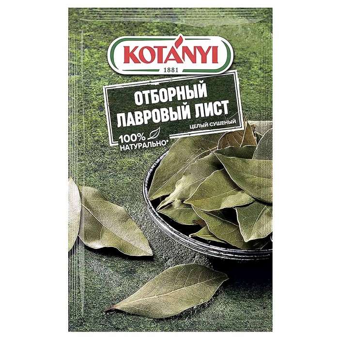 Лист лавровый Kotanyi 5гр м/у